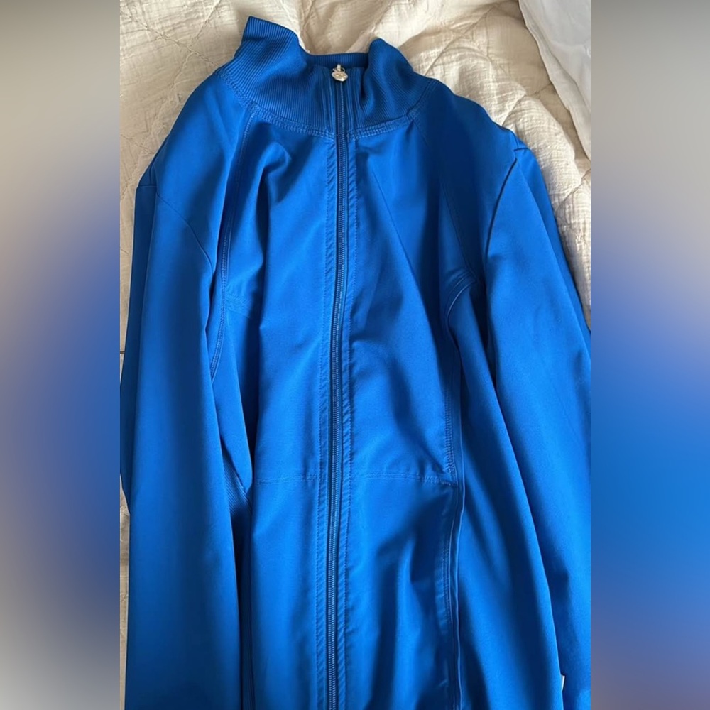 Cherokee Scrub Jacket- Royal Blue Full-Zip Jacket